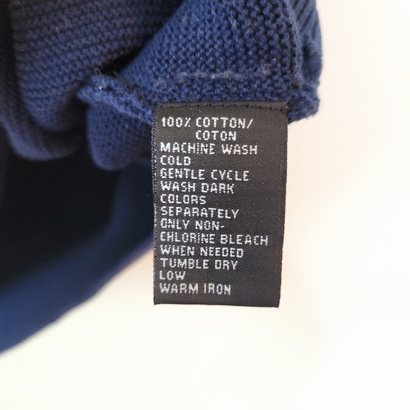 Greg Norman Blue Golf Sweater Vest Desert Springs Sleeveless Pullover Size L - Picture 7 of 7